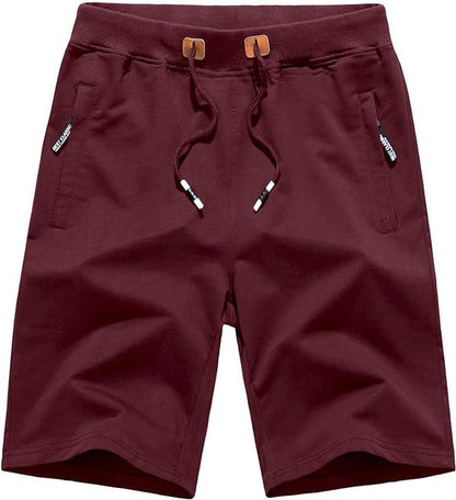 Lucas | Pantalones Cortos de Algodón con Bolsillos con Cremallera
