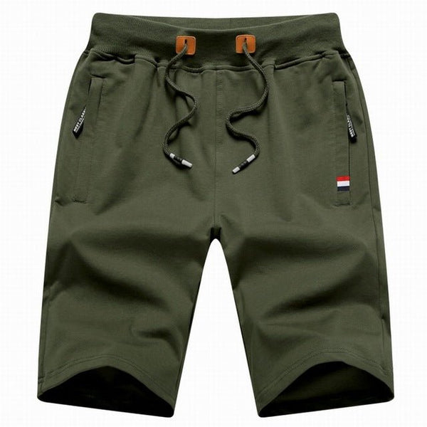 Lucas | Pantalones Cortos de Algodón con Bolsillos con Cremallera