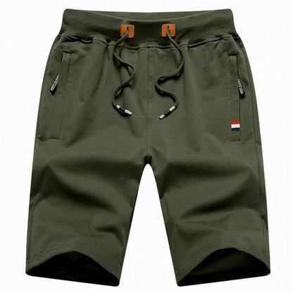 Lucas | Pantalones Cortos de Algodón con Bolsillos con Cremallera