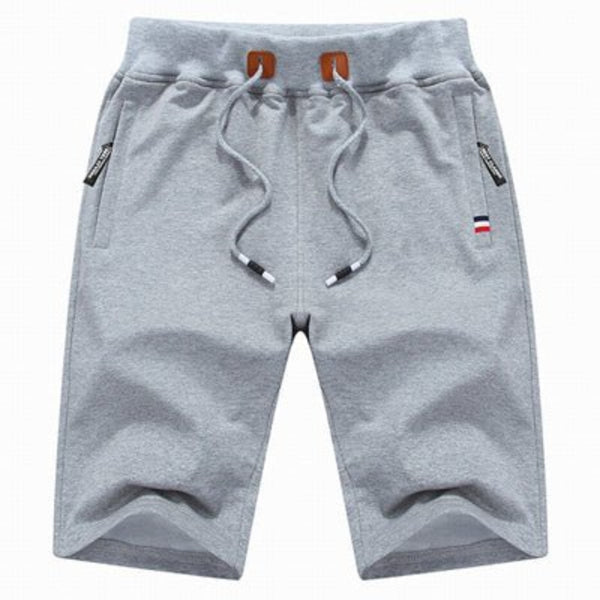 Lucas | Pantalones Cortos de Algodón con Bolsillos con Cremallera