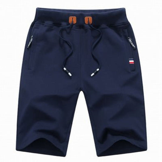 Lucas | Pantalones Cortos de Algodón con Bolsillos con Cremallera