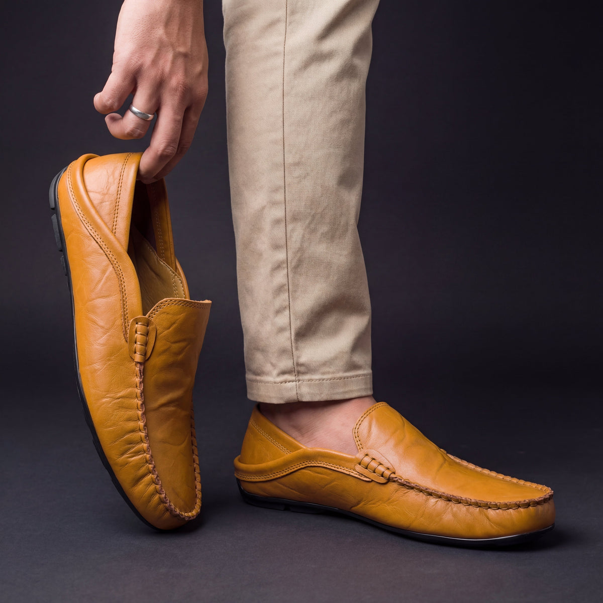 Handcrafted Leather Loafers