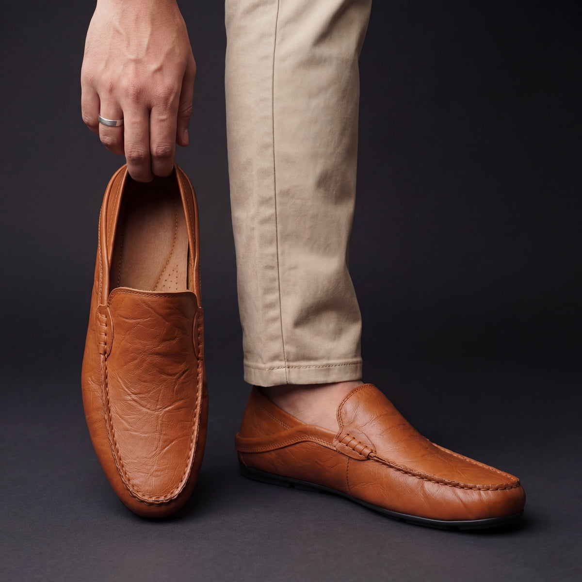 Handcrafted Leather Loafers