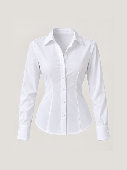 Camisa Entallada con Botones