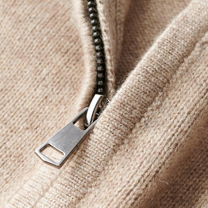 Fine-Knit Half-Zip Sweater