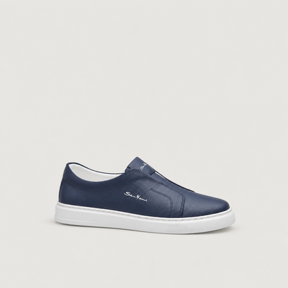 Capri | Zapatos de Piel — vista lateral sobre fondo gris cálido