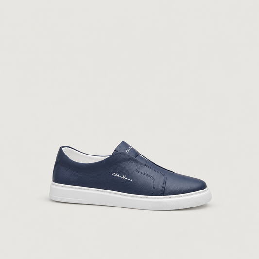 Capri | Zapatos de Piel — vista lateral sobre fondo gris cálido