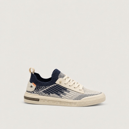 Sutone | Zapatillas de Punto — vista lateral sobre fondo gris cálido