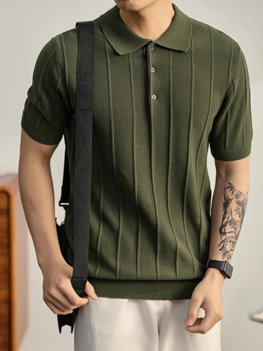LEO | POLO DE PUNTO TEXTURIZADO