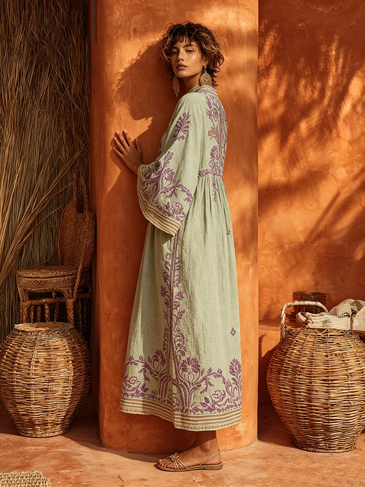 Celestina | Vestido Boho Bordado