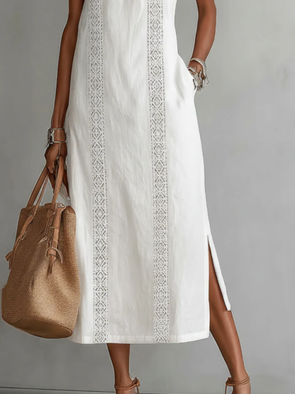 Jimena | Vestido Midi con Detalles Bordados