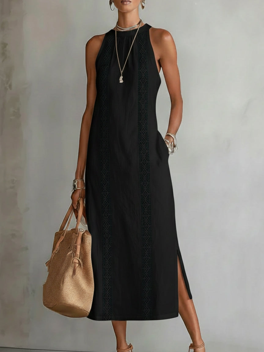 Jimena | Vestido Midi con Detalles Bordados