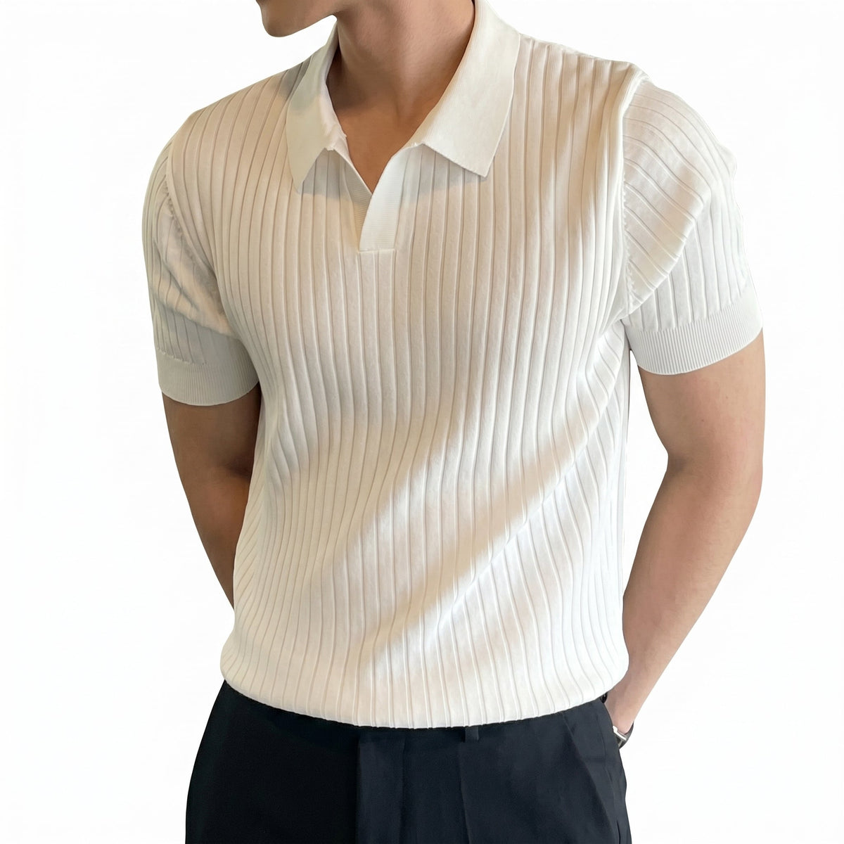 Polo testurizzata premium