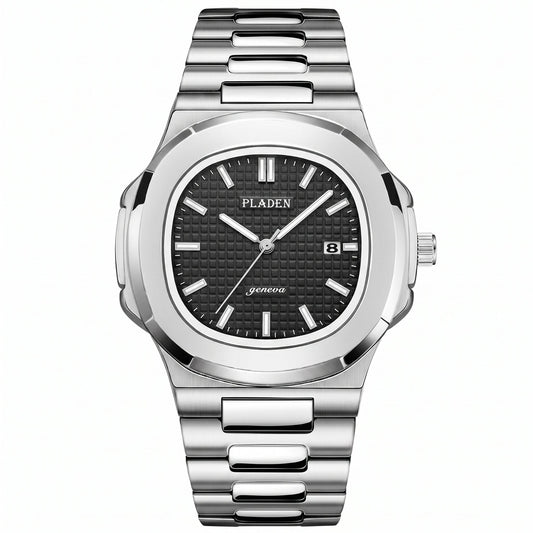 Stylowy stalowy zegarek premium