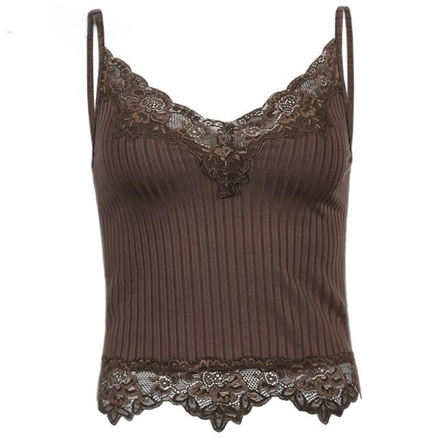 ADRIANA | BLUSA DE ENCAJE SIN MANGAS