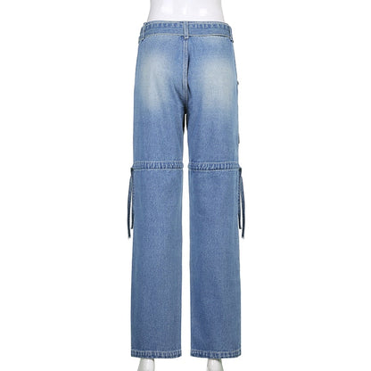PILAR | JEANS CON CINTAS DECORATIVAS