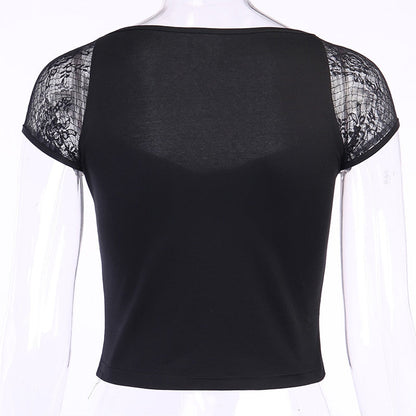 MELISSA | BLUSA DE ENCAJE CON LAZO