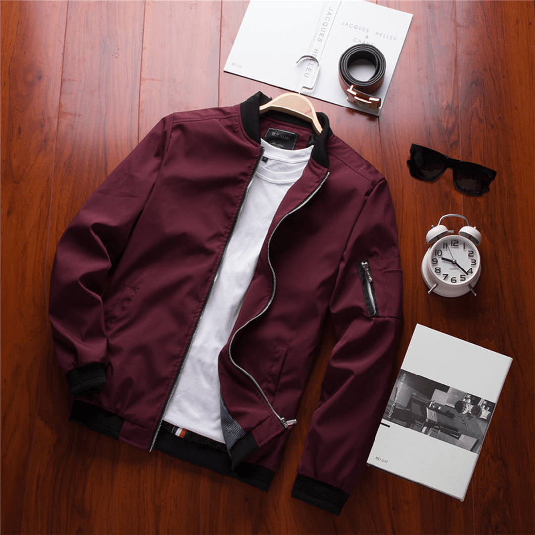 Lightweight Transitional Bomber Jacket