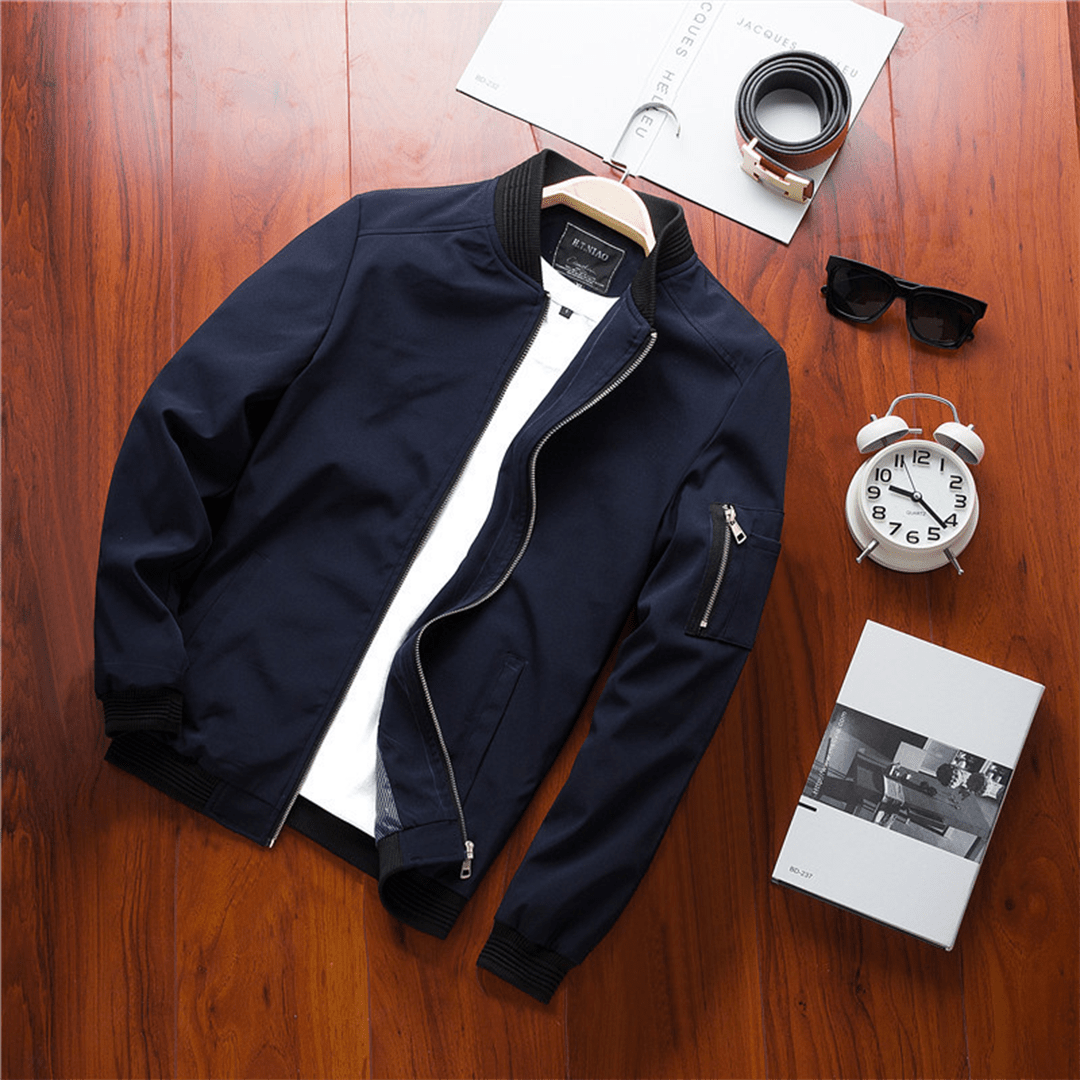 Lightweight Transitional Bomber Jacket