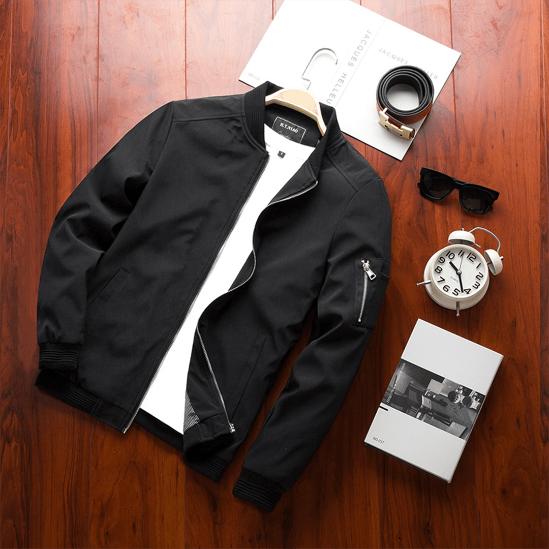 Lightweight Transitional Bomber Jacket